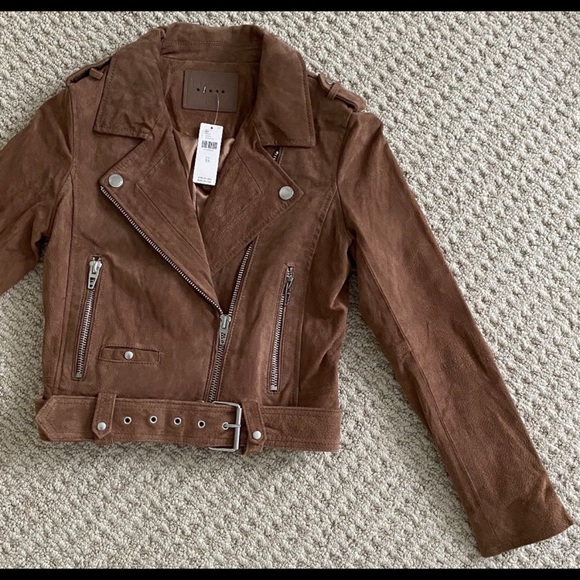 NWT ANTHROPOLOGIE LEATHER MOTO JACKET - Picture 3 of 3